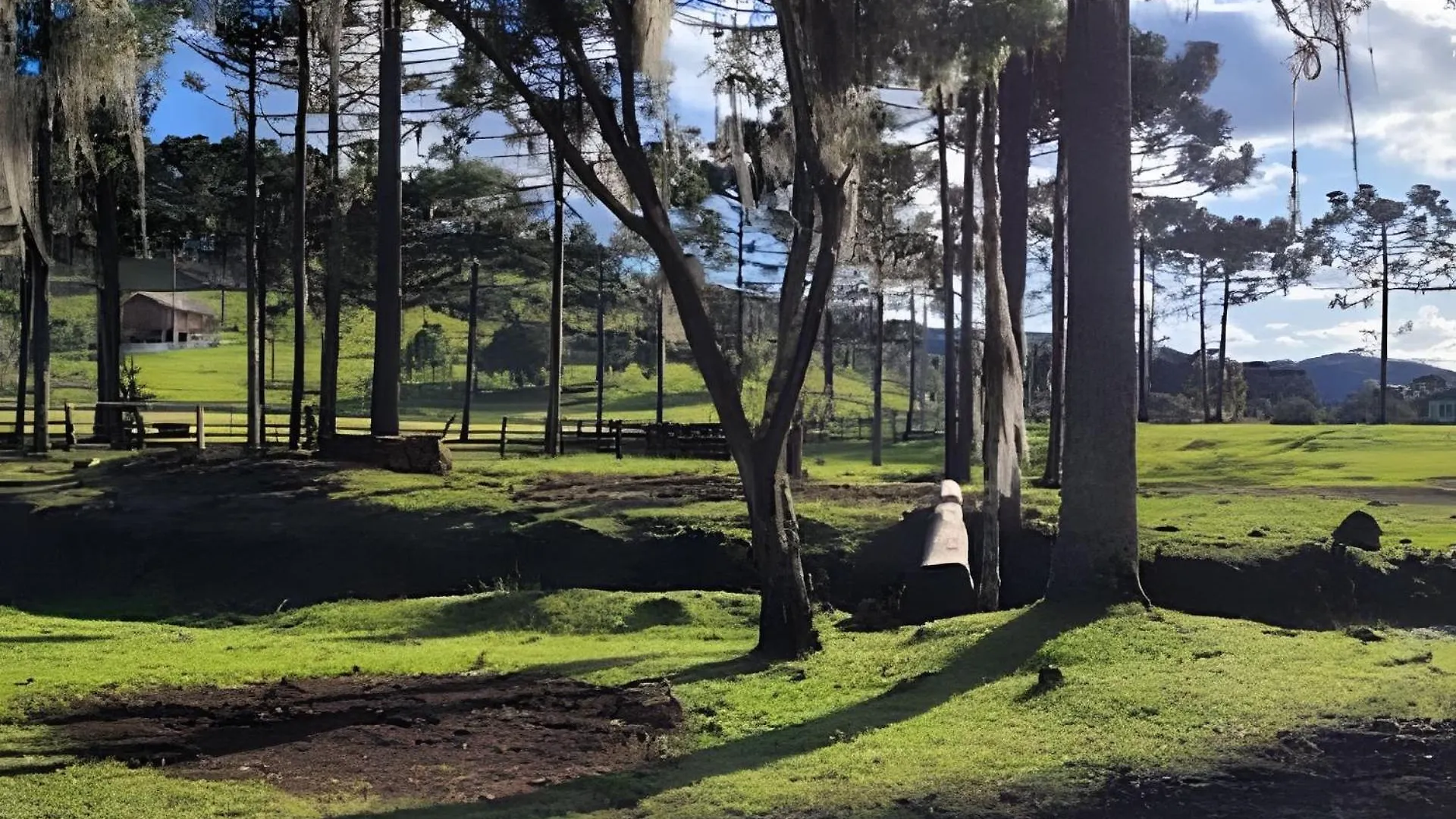 Cabana Pequeno Bosque Com Deck E Vista P/ O Rio São Joaquim Casa de Férias