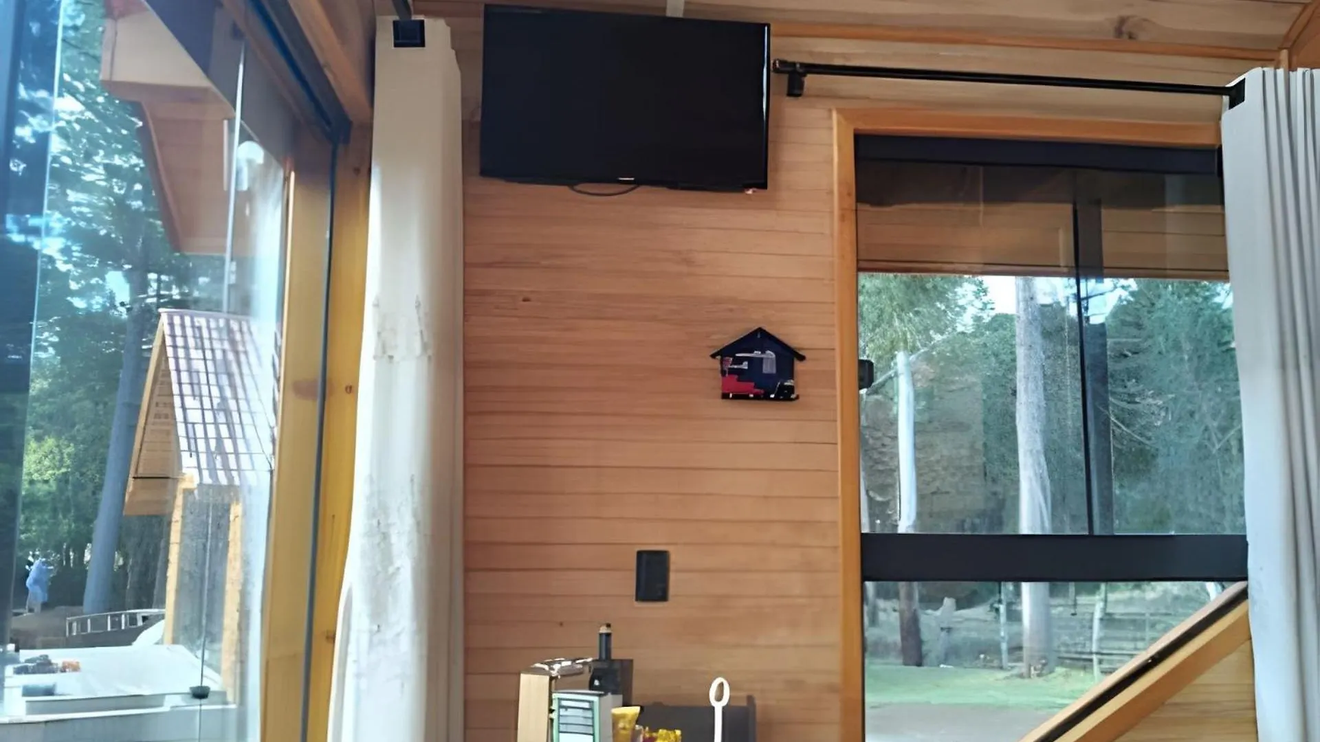 Cabana Pequeno Bosque Com Deck E Vista P/ O Rio São Joaquim Casa de Férias