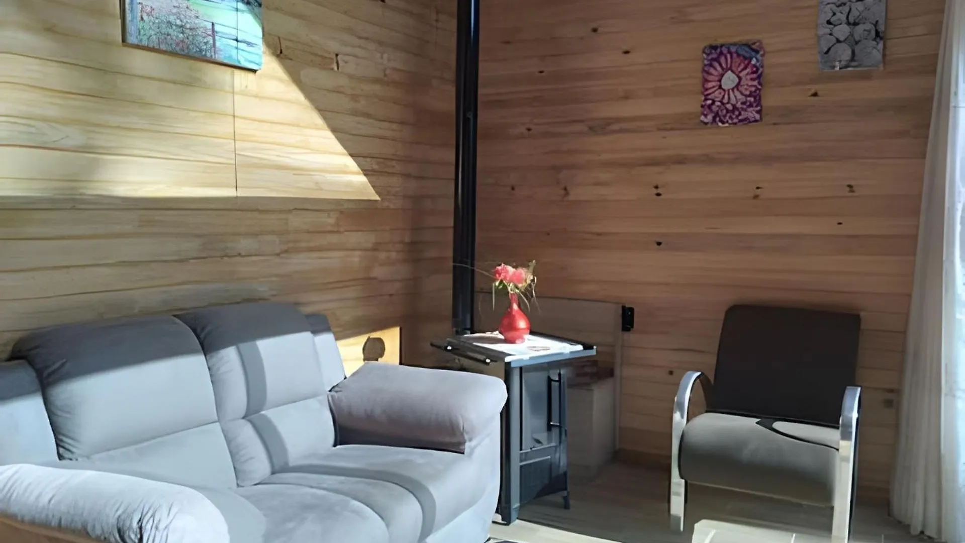 Casa de Férias Cabana Pequeno Bosque Com Deck E Vista P/ O Rio São Joaquim Brasil