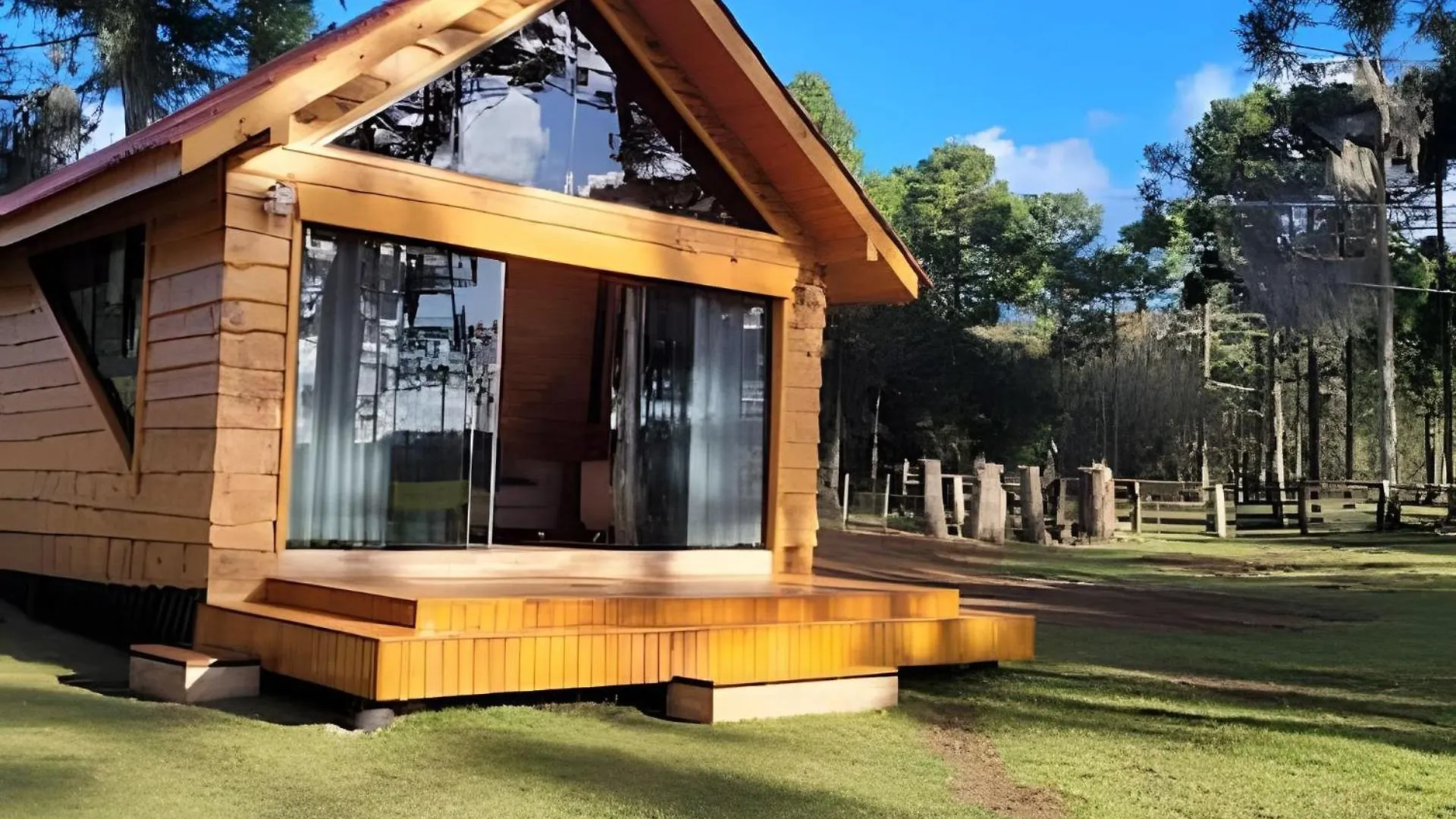 Cabana Pequeno Bosque Com Deck E Vista P/ O Rio São Joaquim 0*,  Brasil